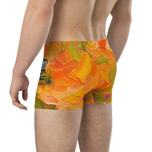 Furrow & Fields Boxer Briefs CLAAS Lexion 8600 TerraTrac Splash Art | Boxer Briefs Quality Farmers Merch