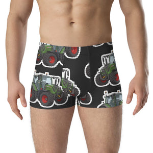 Furrow & Fields Boxer Briefs Fendt 313 Vario Big Print Boxer Briefs – Charcoal Quality Farmers Merch