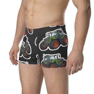 Furrow & Fields Boxer Briefs Fendt 728 Vario Big Print Boxer Briefs – Charcoal Quality Farmers Merch