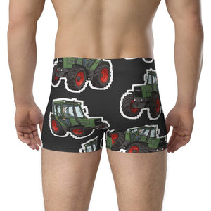 Furrow & Fields Boxer Briefs Fendt Favorit 611 Big Print Boxer Briefs – Charcoal Quality Farmers Merch