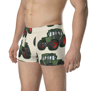 Furrow & Fields Boxer Briefs Fendt Favorit 611 Big Print Boxer Briefs – Cream Quality Farmers Merch