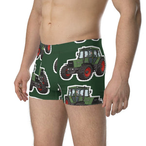 Furrow & Fields Boxer Briefs Fendt Favorit 611 Big Print Boxer Briefs – Green Quality Farmers Merch
