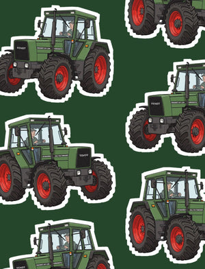 Furrow & Fields Boxer Briefs Fendt Favorit 611 Big Print Boxer Briefs – Green Quality Farmers Merch
