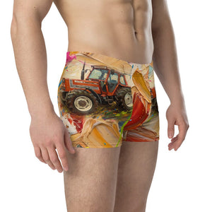 Furrow & Fields Boxer Briefs Fiat 110-90 DT Splash Art | Boxer Briefs Quality Farmers Merch