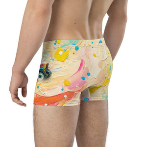 Furrow & Fields Boxer Briefs Fiat 90-90 DT Splash Art | Boxer Briefs Quality Farmers Merch