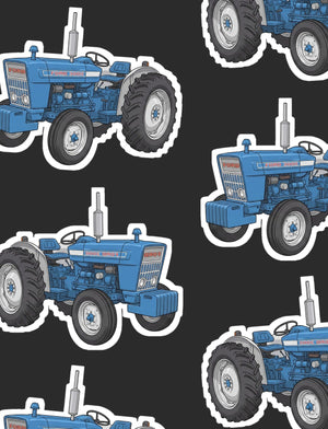 Furrow & Fields Boxer Briefs Ford 3000 Big Print Boxer Briefs – Charcoal Quality Farmers Merch