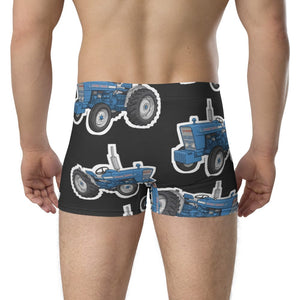 Furrow & Fields Boxer Briefs Ford 3000 Big Print Boxer Briefs – Charcoal Quality Farmers Merch