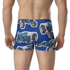 Furrow & Fields Boxer Briefs Ford 3600 Big Print Boxer Briefs – Blue Quality Farmers Merch