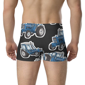 Furrow & Fields Boxer Briefs Ford 4000 Big Print Boxer Briefs – Charcoal Quality Farmers Merch