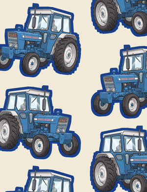 Furrow & Fields Boxer Briefs Ford 4000 Big Print Boxer Briefs – Cream Quality Farmers Merch