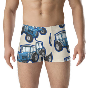 Furrow & Fields Boxer Briefs Ford 4600 Big Print Boxer Briefs – Cream Quality Farmers Merch