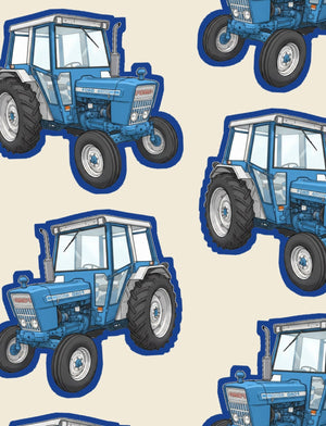 Furrow & Fields Boxer Briefs Ford 4600 Big Print Boxer Briefs – Cream Quality Farmers Merch
