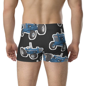 Furrow & Fields Boxer Briefs Ford 5000 Big Print Boxer Briefs – Charcoal Quality Farmers Merch