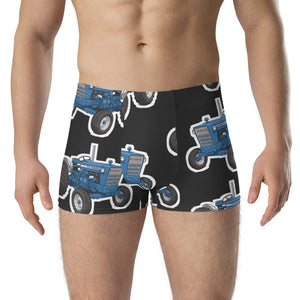 Furrow & Fields Boxer Briefs Ford 5000 Big Print Boxer Briefs – Charcoal Quality Farmers Merch