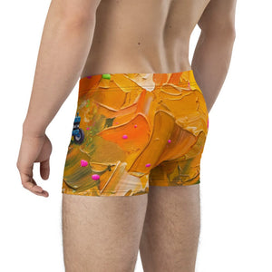 Furrow & Fields Boxer Briefs Ford 6640 SLE Splash Art | Boxer Briefs Quality Farmers Merch