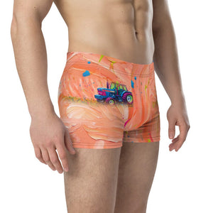 Furrow & Fields Boxer Briefs Ford 6640 Splash Art | Boxer Briefs Quality Farmers Merch