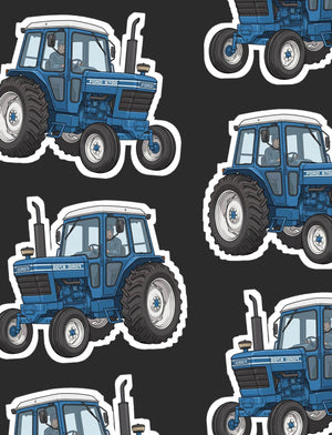 Furrow & Fields Boxer Briefs Ford 6700 Big Print Boxer Briefs – Charcoal Quality Farmers Merch