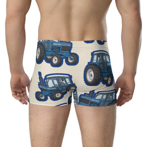 Furrow & Fields Boxer Briefs Ford 6700 Big Print Boxer Briefs – Cream Quality Farmers Merch