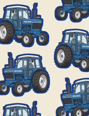 Furrow & Fields Boxer Briefs Ford 6700 Big Print Boxer Briefs – Cream Quality Farmers Merch