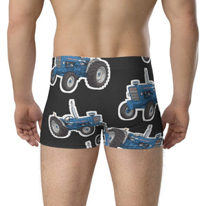 Furrow & Fields Boxer Briefs Ford 7000 Big Print Boxer Briefs – Charcoal Quality Farmers Merch