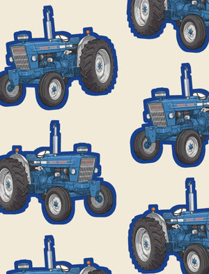 Furrow & Fields Boxer Briefs Ford 7000 Big Print Boxer Briefs – Cream Quality Farmers Merch