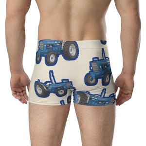Furrow & Fields Boxer Briefs Ford 7000 Big Print Boxer Briefs – Cream Quality Farmers Merch
