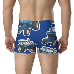 Furrow & Fields Boxer Briefs Ford 7700 Big Print Boxer Briefs – Blue Quality Farmers Merch