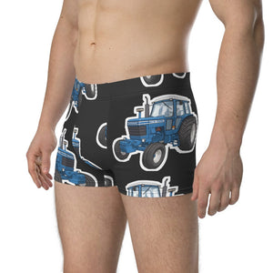 Furrow & Fields Boxer Briefs Ford 7700 Big Print Boxer Briefs – Charcoal Quality Farmers Merch