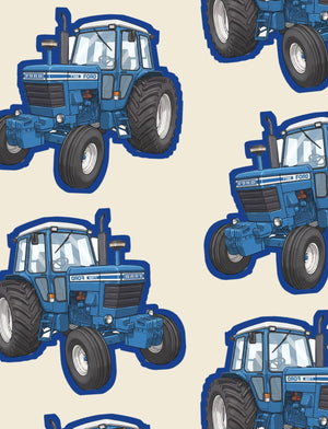 Furrow & Fields Boxer Briefs Ford 7700 Big Print Boxer Briefs – Cream Quality Farmers Merch