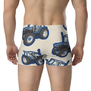 Furrow & Fields Boxer Briefs Ford 7740 Big Print Boxer Briefs – Cream Quality Farmers Merch