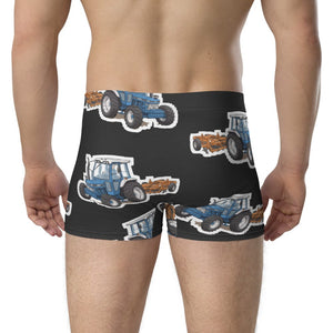 Furrow & Fields Boxer Briefs Ford 7810 Big Print Boxer Briefs – Charcoal Quality Farmers Merch