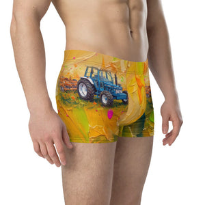 Furrow & Fields Boxer Briefs Ford 7810 Generation III Splash Art | Boxer Briefs Quality Farmers Merch