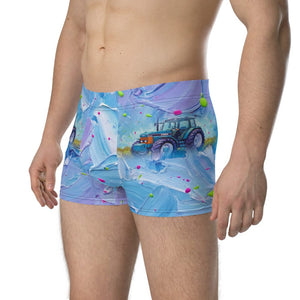 Furrow & Fields Boxer Briefs Ford 8340 Splash Art | Boxer Briefs Quality Farmers Merch