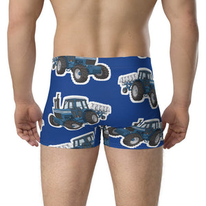 Furrow & Fields Boxer Briefs Ford 9700 Big Print Boxer Briefs – Blue Quality Farmers Merch