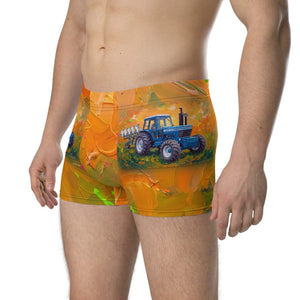 Furrow & Fields Boxer Briefs Ford 9700 Splash Art | Boxer Briefs Quality Farmers Merch