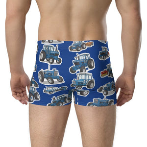 Furrow & Fields Boxer Briefs Ford Tractors All-Over Print Boxer Briefs Quality Farmers Merch