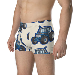 Furrow & Fields Boxer Briefs Ford TW-15 Big Print Boxer Briefs – Cream Quality Farmers Merch