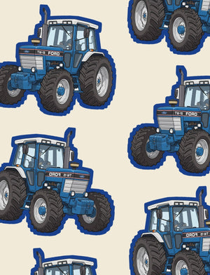 Furrow & Fields Boxer Briefs Ford TW-15 Big Print Boxer Briefs – Cream Quality Farmers Merch