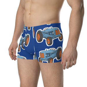 Furrow & Fields Boxer Briefs Fordson Major Big Print Boxer Briefs – Blue Quality Farmers Merch