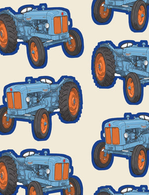 Furrow & Fields Boxer Briefs Fordson Major Big Print Boxer Briefs – Cream Quality Farmers Merch