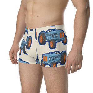 Furrow & Fields Boxer Briefs Fordson Major Big Print Boxer Briefs – Cream Quality Farmers Merch
