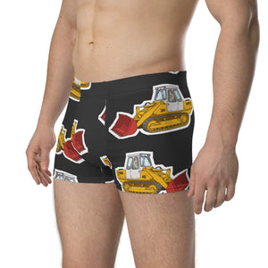 Furrow & Fields Boxer Briefs JCB 112 Big Print Boxer Briefs – Charcoal Quality Farmers Merch