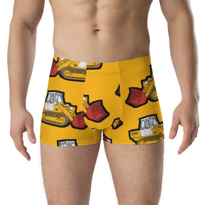 Furrow & Fields Boxer Briefs JCB 112 Big Print Boxer Briefs – Yellow Quality Farmers Merch