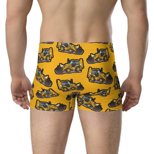 Furrow & Fields Boxer Briefs JCB 3CX Sitemaster Plus Boxer Briefs – Yellow Quality Farmers Merch