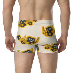 Furrow & Fields Boxer Briefs JCB 3CX Sitemaster SRS Big Print Boxer Briefs – Cream Quality Farmers Merch