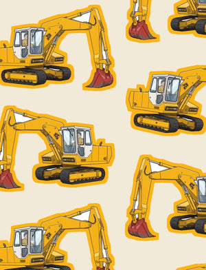 Furrow & Fields Boxer Briefs JCB 804 Big Print Boxer Briefs – Cream Quality Farmers Merch