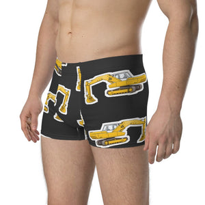 Furrow & Fields Boxer Briefs JCB 806 Big Print Boxer Briefs – Charcoal Quality Farmers Merch