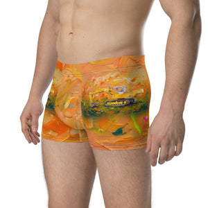 Furrow & Fields Boxer Briefs JCB 806 Splash Art | Boxer Briefs Quality Farmers Merch