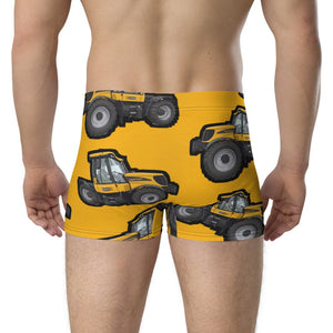 Furrow & Fields Boxer Briefs JCB Fastrac 3190 Big Print Boxer Briefs – Yellow Quality Farmers Merch