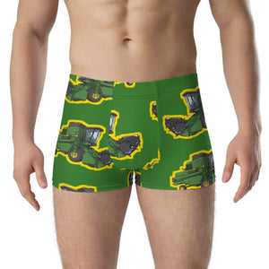 Furrow & Fields Boxer Briefs John Deere 1085 Big Print Boxer Briefs – Green Quality Farmers Merch